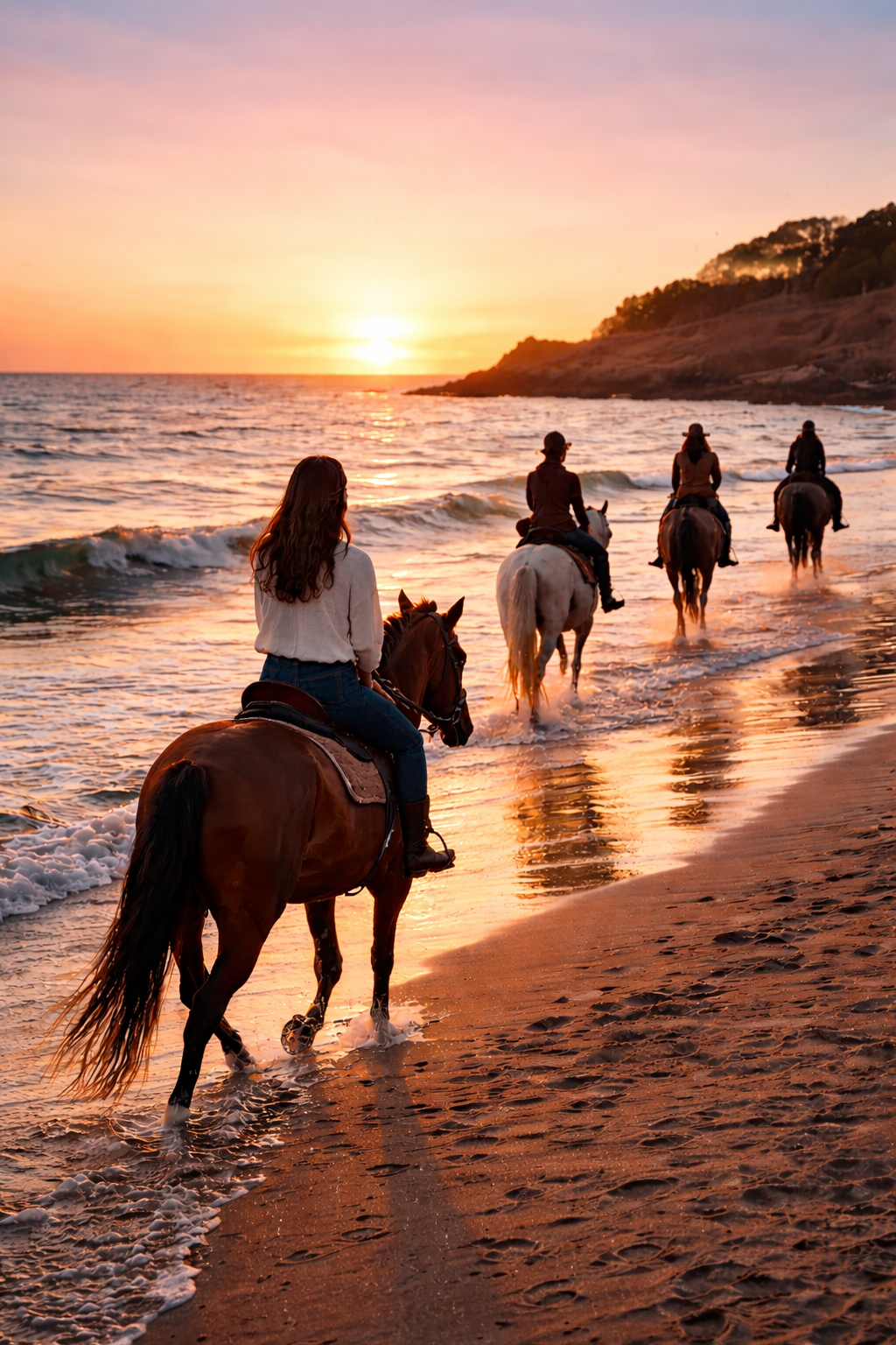 Sunset Horseback Ride + Photos Pro (Nouveau)