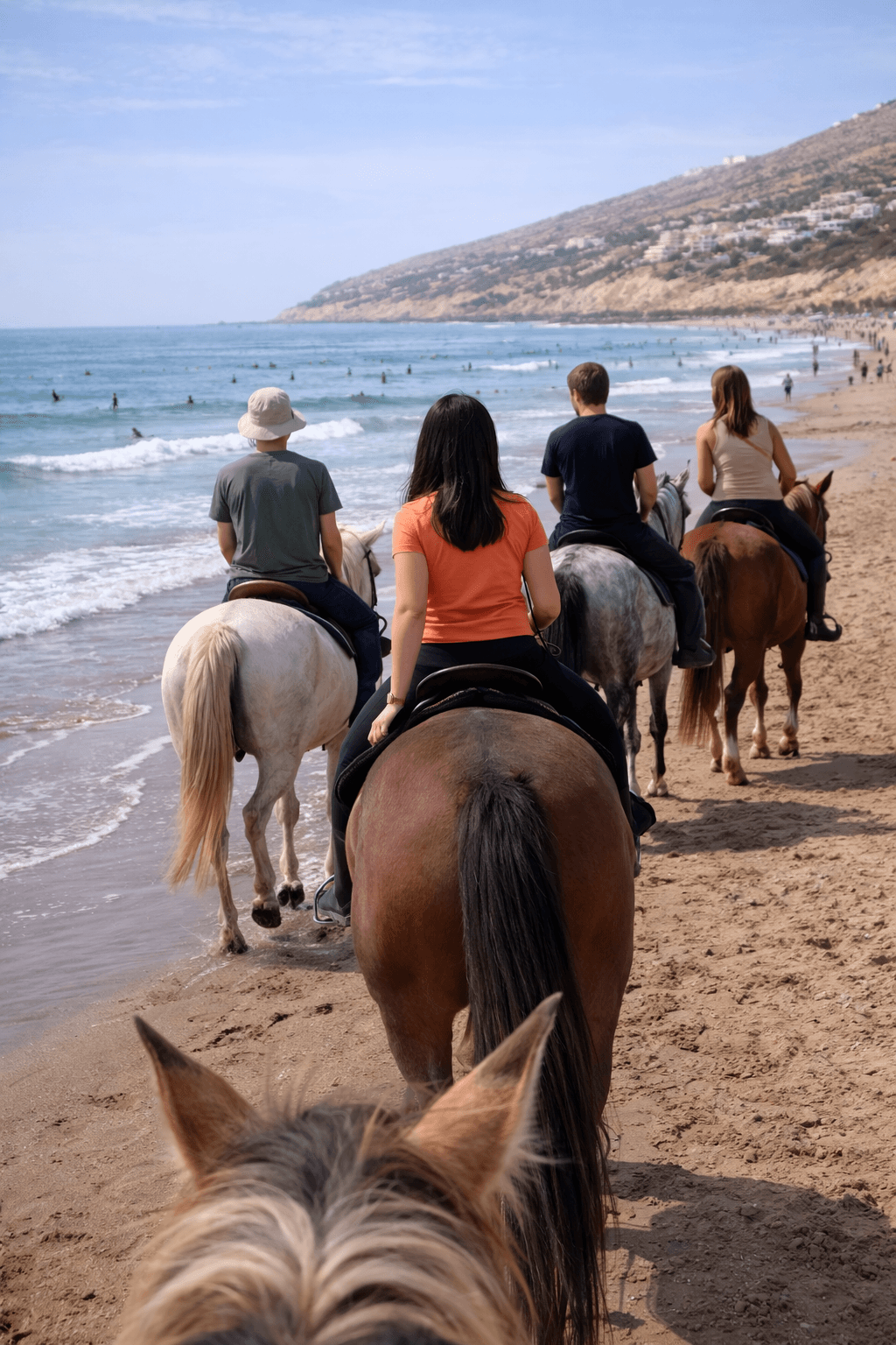 Horse Riding Taghazout & Tamraght – 1-Hour Beach Ride 1 Horse Riding Taghazout